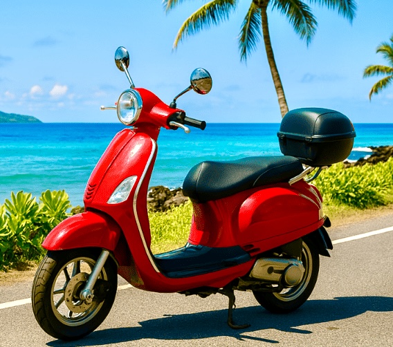 Moped in Key Biscayne